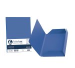 Cartellina 3 lembi Luce - 200 gr - A4 - cartoncino bristol - blu prussia - Favini - conf. 25 pezzi