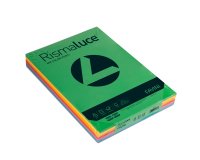 Carta Rismaluce - A3 - 140 gr - mix 6 colori - Favini - conf. 200 fogli