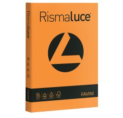 Carta Rismaluce - A4 - 140 gr - arancio 56 - Favini - conf. 200 fogli