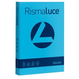 Carta Rismaluce - A4 - 140 gr - azzurro 55 - Favini - conf. 200 fogli