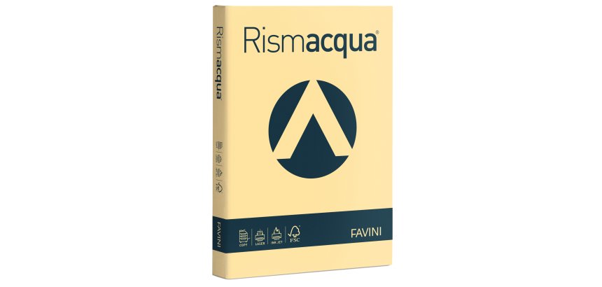 Carta Rismacqua - A4 - 140 gr - camoscio 02 - Favini - conf. 200 fogli