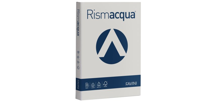 Carta Rismacqua - A4 - 140 gr - ghiaccio 12 - Favini - conf. 200 fogli