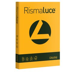 Carta Rismaluce - A4 - 200 gr - giallo oro 52 - Favini - conf. 125 fogli