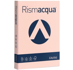 Carta Rismacqua - A4 - 200 gr - salmone 05 - Favini - conf. 125 fogli