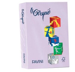 Carta Le Cirque - A4 - 80 gr - lilla pastello 104 - Favini - conf. 500 fogli