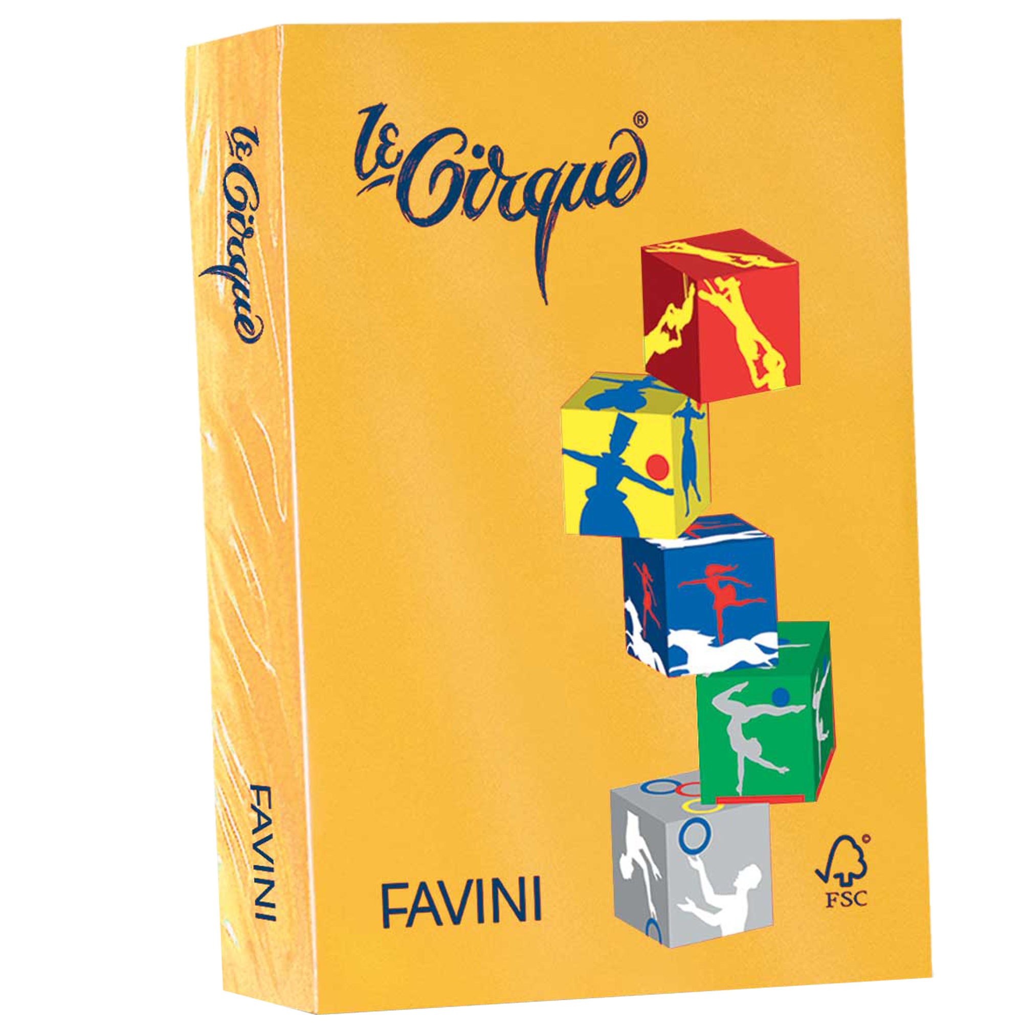 Carta Le Cirque - A4 - 160 gr - giallo oro 201 - Favini - conf. 250 fogli  su