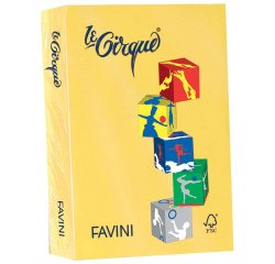 Carta Le Cirque - A4 - 160 gr - giallo sole 202 - Favini - conf. 250 fogli