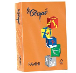 Carta Le Cirque - A4 - 160 gr - arancio 205 - Favini - conf. 250 fogli