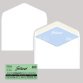 Busta Busta Silver Matic FSC - senza finestra - gommata - 11,4 x 16,2 cm - 80 gr -  bianco - Pigna Envelopes - conf. 25 pezzi