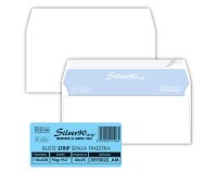 Busta SILVER90 STRIP FSC - bianca - internografata - senza finestra - 110 x 230 mm - 90 gr - Pigna Envelopes - conf. 25 pezzi