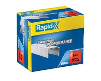 Punti Rapid Super Strong - alti spessori - 9/8 - acciaio zincato - metallo - Rapid - conf. 5000 pezzi