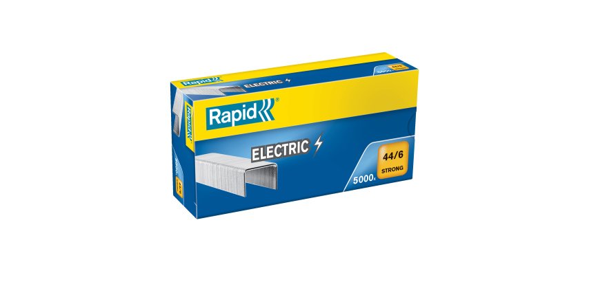 Punti Rapid Special Electric - 44/6 - acciaio zincato - metallo - Rapid - conf. 5000 pezzi