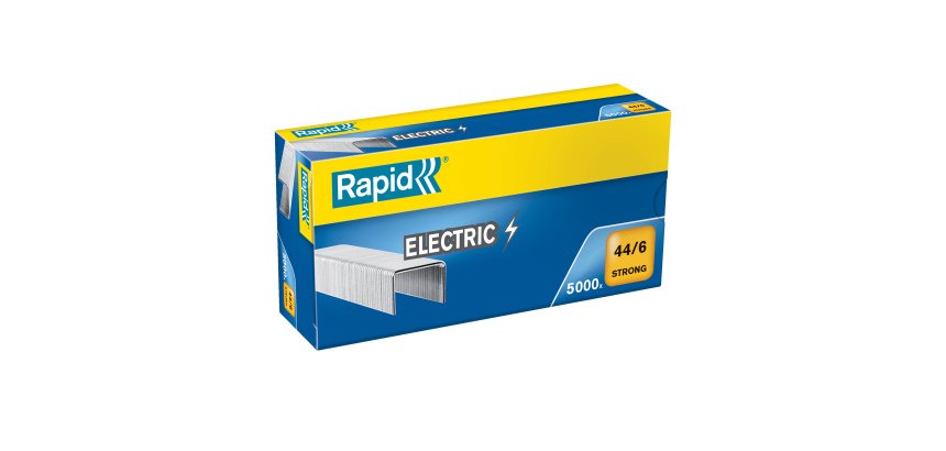 Punti Rapid Special Electric - 44/6 - acciaio zincato - metallo - Rapid - conf. 5000 pezzi
