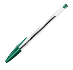 Penna a sfera Cristal  - punta media 1,0mm - verde - Bic - conf. 50 pezzi