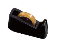 Dispenser per nastro adesivo - 33/66 m - nero - Lebez