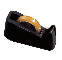 Dispenser per nastro adesivo - 33/66 m - nero - Lebez