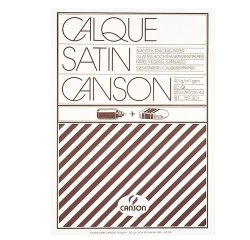 Blocco carta lucida satinata per disegno manuale - A4 - 50 fogli - 90gr - Canson