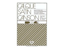 Blocco carta lucida satinata per disegno manuale - A3 - 50 fogli - 90gr - Canson