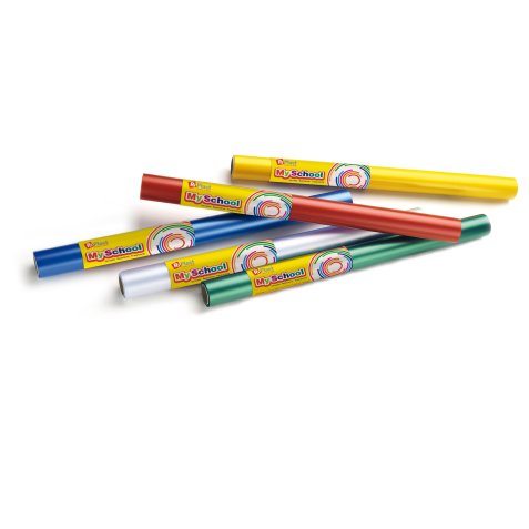 Rotolo coprilibro Coverglass - 5 m x45 cm - PPL - goffrato neutro - trasparente - Colorosa