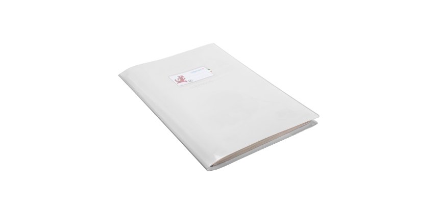 Coprimaxi Gold - 21 x 30 cm - PVC - 300 mic - c/alette - laccato - bianco - Colorosa