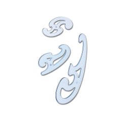 Blister 3 curvilinea Uni Burmester - Arda