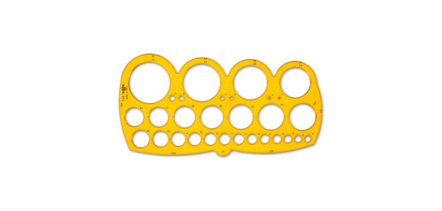 ARDA 7126 drafting template Yellow