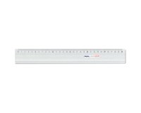 ARDA 18230 ruler Desk ruler 300 mm Aluminium