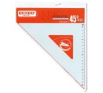 Squadra linea Profil - alluminio - 45gradi - 30cm - Arda