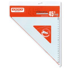 Squadra linea Profil - alluminio - 45gradi - 30cm - Arda