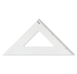 Squadra linea Profil - alluminio - 45gradi - 35cm - Arda