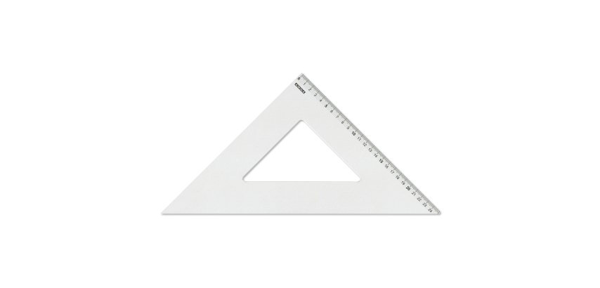 Squadra linea Profil - alluminio - 45gradi - 35cm - Arda