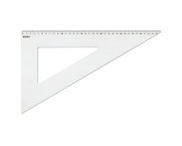 Squadra linea Profil - alluminio - 60gradi - 35cm  - Arda