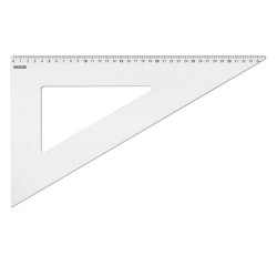 Squadra linea Profil - alluminio - 60gradi - 35cm  - Arda