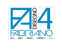 Album F4 - 24x33Cm - 220gr - 20 fogli - liscio - Fabriano