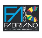Album FaColore - 24 x 33 cm - 25 fogli - 220 gr - 5 colori - Fabriano