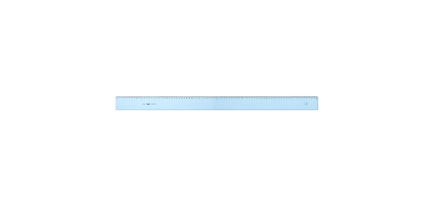ARDA 28980C ruler Desk ruler 800 mm Blue, Translucent 1 pc(s)