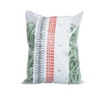 Elastici fettuccia - diametro 12 x 0,5 cm - 1 kg - gomma - verde - Viva