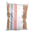 Elastici ad anello - diametro 10 cm - 1 kg - caucciù - avana - Viva