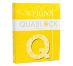 Raccoglitore Quablock - A4 - 4 anelli tondi 30 mm - dorso 4 cm - Pigna