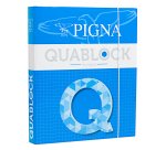 Raccoglitore Quablock - A4 - 4 anelli tondi 30 mm - dorso 4 cm - Pigna