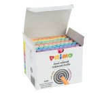 Gessetti tondi -  ø 9x80 mm - colorati - Primo - Scatola 100 gessetti tondi