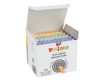 Gessetti tondi -  ø 9x80 mm - colorati - Primo - Scatola 100 gessetti tondi