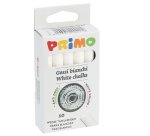 Gessetti tondi - ø 9x80 mm - bianco - Primo - Scatola 10 gessetti tondi