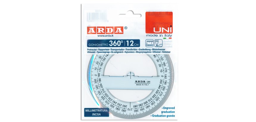 ARDA 285SS protractor Circle