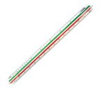 ARDA 109 ruler Scale ruler 300 mm Plastic Green, White 1 pc(s)