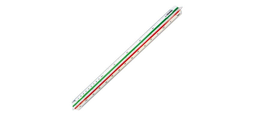 ARDA 109 ruler Scale ruler 300 mm Plastic Green, White 1 pc(s)