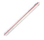 Scalimetro Isoteck - 30cm - per arredamento - scale 1:20-25-50-75-100-125 - Arda