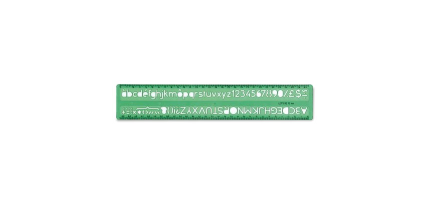 ARDA 30010 lettering guide Green