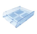 Vaschetta portacorrispondenza TR25310 - 26 x 34 x 6 cm - azzurro trasparente - Arda