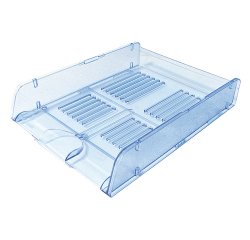 Vaschetta portacorrispondenza TR25310 - 26 x 34 x 6 cm - azzurro trasparente - Arda